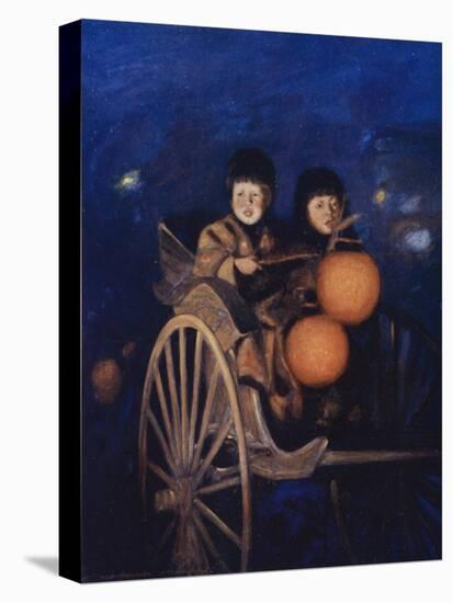 By the Light of the Lanterns-Mortimer Ludington Menpes-Stretched Canvas