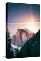 By The Moonlight, Half Dome, Yosemite National Park, Hiking Outdoors-Vincent James-Stretched Canvas