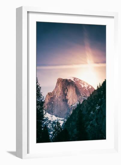 By The Moonlight, Half Dome, Yosemite National Park, Hiking Outdoors-Vincent James-Framed Photographic Print