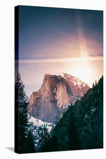 By The Moonlight, Half Dome, Yosemite National Park, Hiking Outdoors-Vincent James-Stretched Canvas