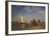 By the Nile-L?on Adolphe Auguste Belly-Framed Giclee Print