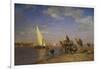 By the Nile-L?on Adolphe Auguste Belly-Framed Giclee Print