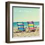 By the Ocean-Gail Peck-Framed Art Print