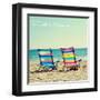 By the Ocean-Gail Peck-Framed Art Print