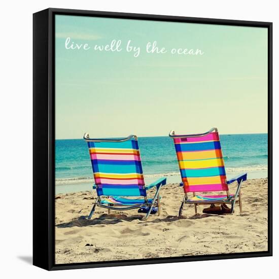 By the Ocean-Gail Peck-Framed Stretched Canvas