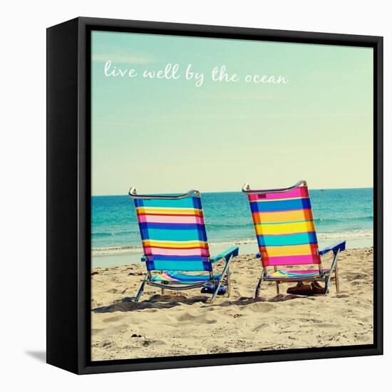 By the Ocean-Gail Peck-Framed Stretched Canvas