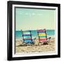 By the Ocean-Gail Peck-Framed Art Print