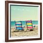 By the Ocean-Gail Peck-Framed Art Print