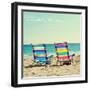 By the Ocean-Gail Peck-Framed Art Print