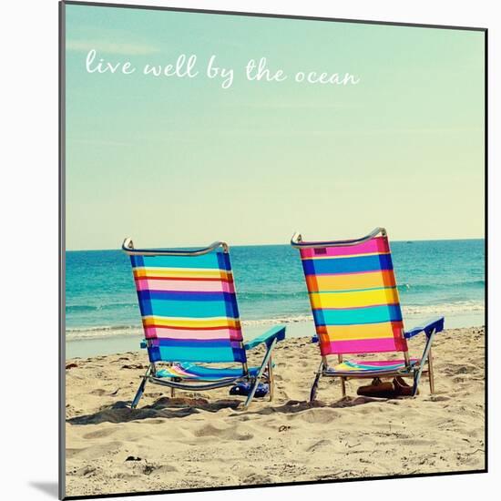 By the Ocean-Gail Peck-Mounted Art Print