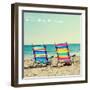 By the Ocean-Gail Peck-Framed Art Print