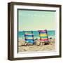 By the Ocean-Gail Peck-Framed Art Print