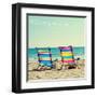 By the Ocean-Gail Peck-Framed Art Print