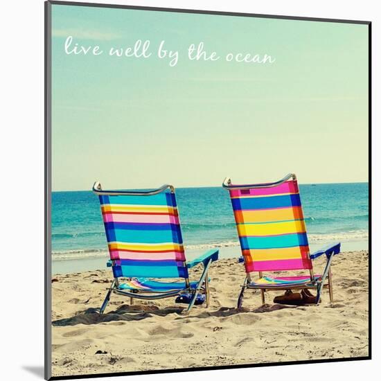 By the Ocean-Gail Peck-Mounted Art Print