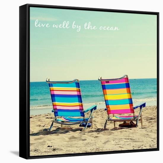 By the Ocean-Gail Peck-Framed Stretched Canvas