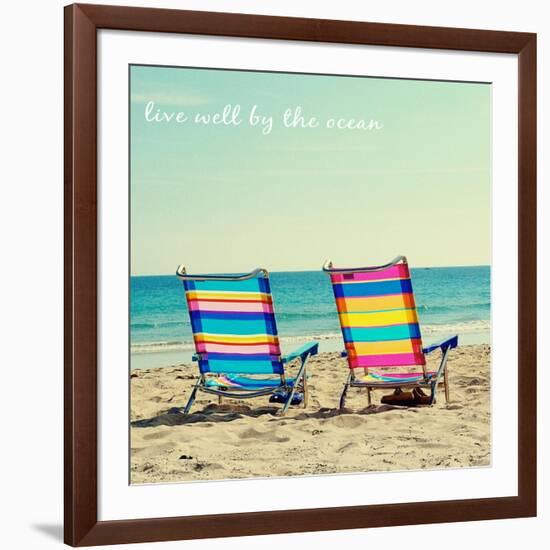 By the Ocean-Gail Peck-Framed Art Print