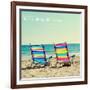 By the Ocean-Gail Peck-Framed Art Print