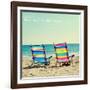 By the Ocean-Gail Peck-Framed Art Print