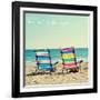 By the Ocean-Gail Peck-Framed Art Print