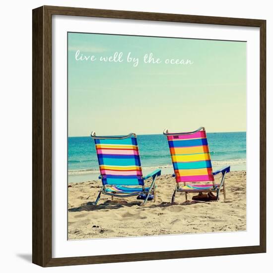 By the Ocean-Gail Peck-Framed Premium Giclee Print