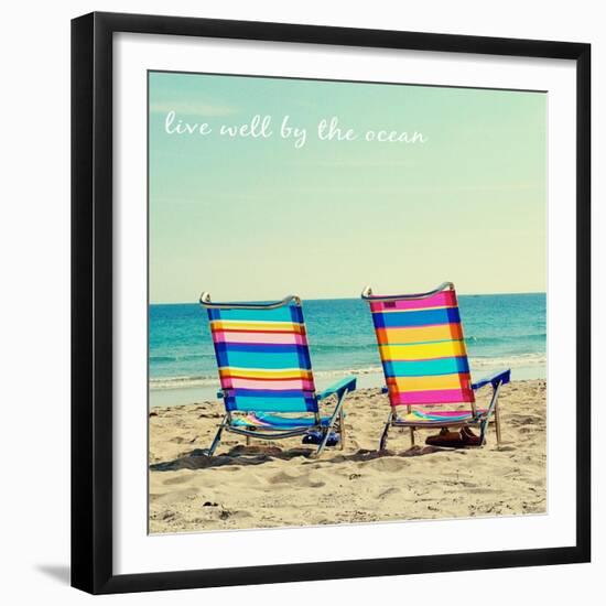 By the Ocean-Gail Peck-Framed Premium Giclee Print