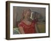 By the Old Mirror, 2009-Pat Maclaurin-Framed Giclee Print