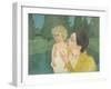 By the Pond, c.1896-Mary Stevenson Cassatt-Framed Giclee Print