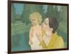 By the Pond, c.1896-Mary Stevenson Cassatt-Framed Giclee Print