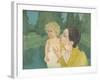 By the Pond, c.1896-Mary Stevenson Cassatt-Framed Giclee Print