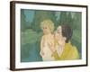 By the Pond, c.1896-Mary Stevenson Cassatt-Framed Giclee Print