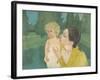 By the Pond, c.1896-Mary Stevenson Cassatt-Framed Giclee Print