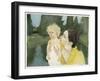 By the Pond, C.1898-Mary Cassatt-Framed Giclee Print