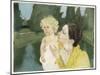 By the Pond, C.1898-Mary Cassatt-Mounted Giclee Print