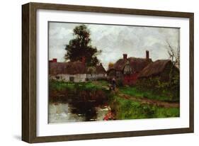 By the Pond-Henry John Yeend King-Framed Giclee Print