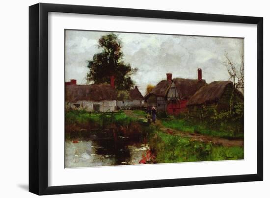 By the Pond-Henry John Yeend King-Framed Giclee Print