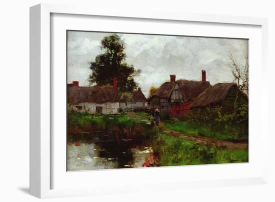 By the Pond-Henry John Yeend King-Framed Giclee Print