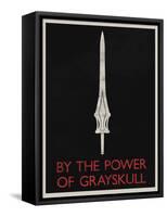 By The Power of Grayskull Retro-null-Framed Stretched Canvas