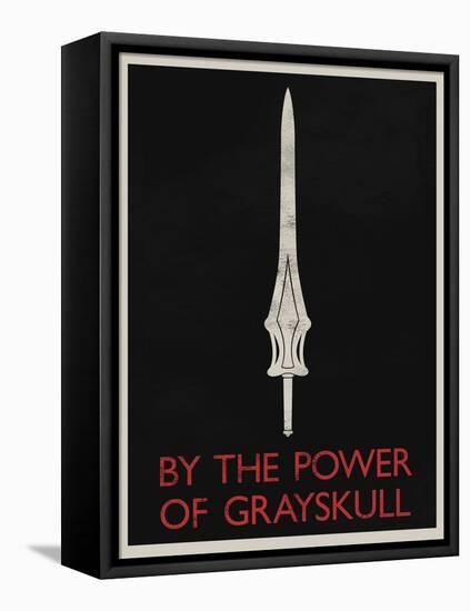 By The Power of Grayskull Retro-null-Framed Stretched Canvas