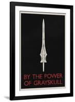 By The Power of Grayskull Retro-null-Framed Art Print