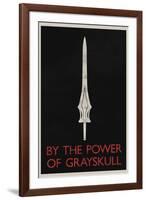 By The Power of Grayskull Retro-null-Framed Art Print