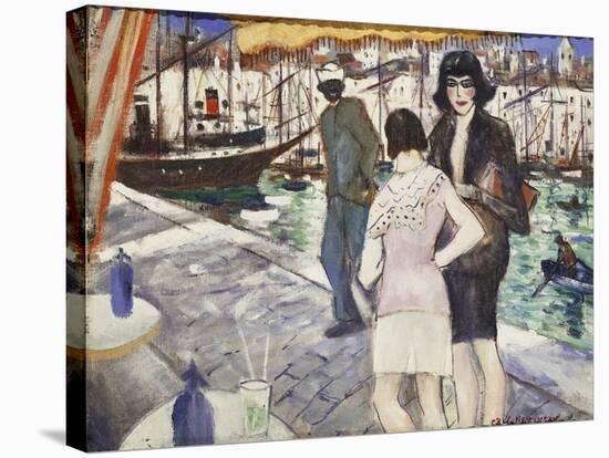 By the Quay-Christopher Richard Wynne Nevinson-Stretched Canvas