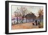 By the Ring, Hyde Park: Evening-Rose Maynard Barton-Framed Giclee Print