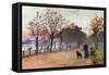 By the Ring, Hyde Park: Evening-Rose Maynard Barton-Framed Stretched Canvas