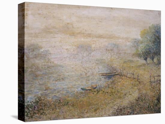 By the River; a Bord De La Riviere-Anna Boch-Stretched Canvas