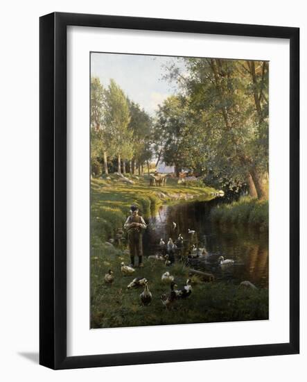 By the River, Apperup-Frants Henningsen-Framed Giclee Print