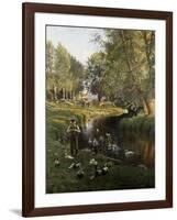 By the River, Apperup-Frants Henningsen-Framed Giclee Print