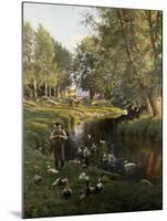 By the River, Apperup-Frants Henningsen-Mounted Giclee Print