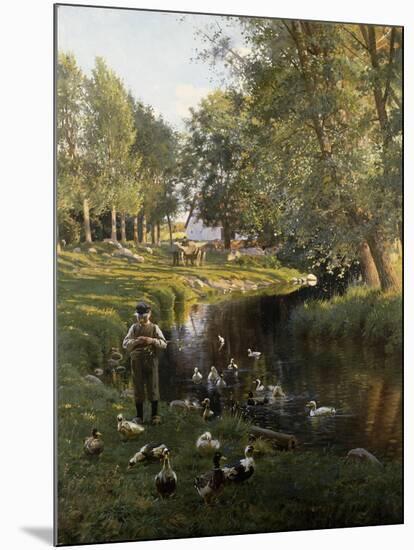 By the River, Apperup-Frants Henningsen-Mounted Giclee Print