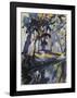 By the River Ilm in Weimar-Otto Herbig-Framed Art Print