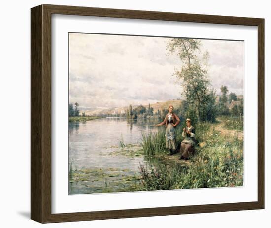 By the River-Louis Aston Knight-Framed Premium Giclee Print